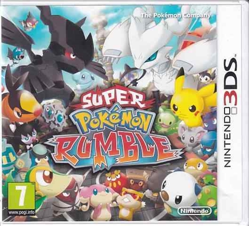 Super Pokemon Rumble - Nintendo 3DS Spil (A Grade) (Genbrug)